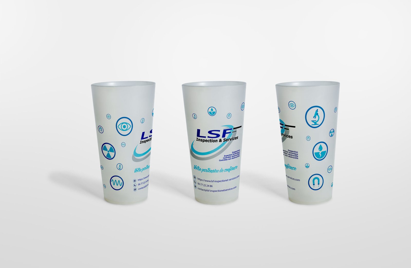 Lire la suite à propos de l’article Personnalisation – Écocup pour LSF Inspection & Services