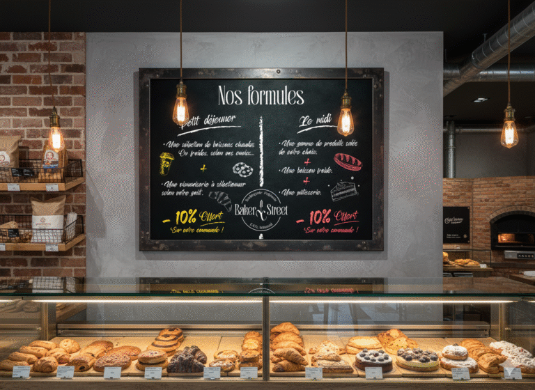 Lire la suite à propos de l’article Conception d’une planche formule pour la boulangerie-pâtisserie Baker Street